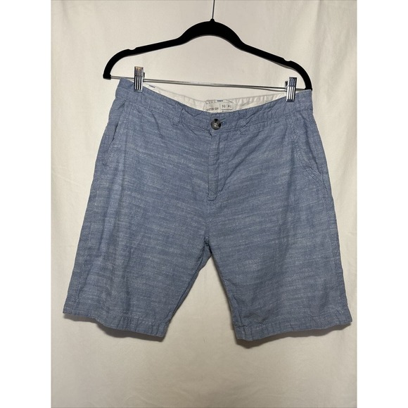 Cotton On Chino Cotton Shorts Chambray 32/81 EUC F8‎ - Picture 1 of 3
